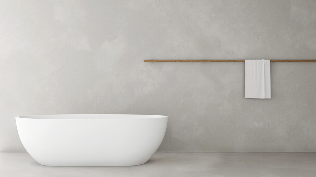 Pusser opp bad av Mikrosement