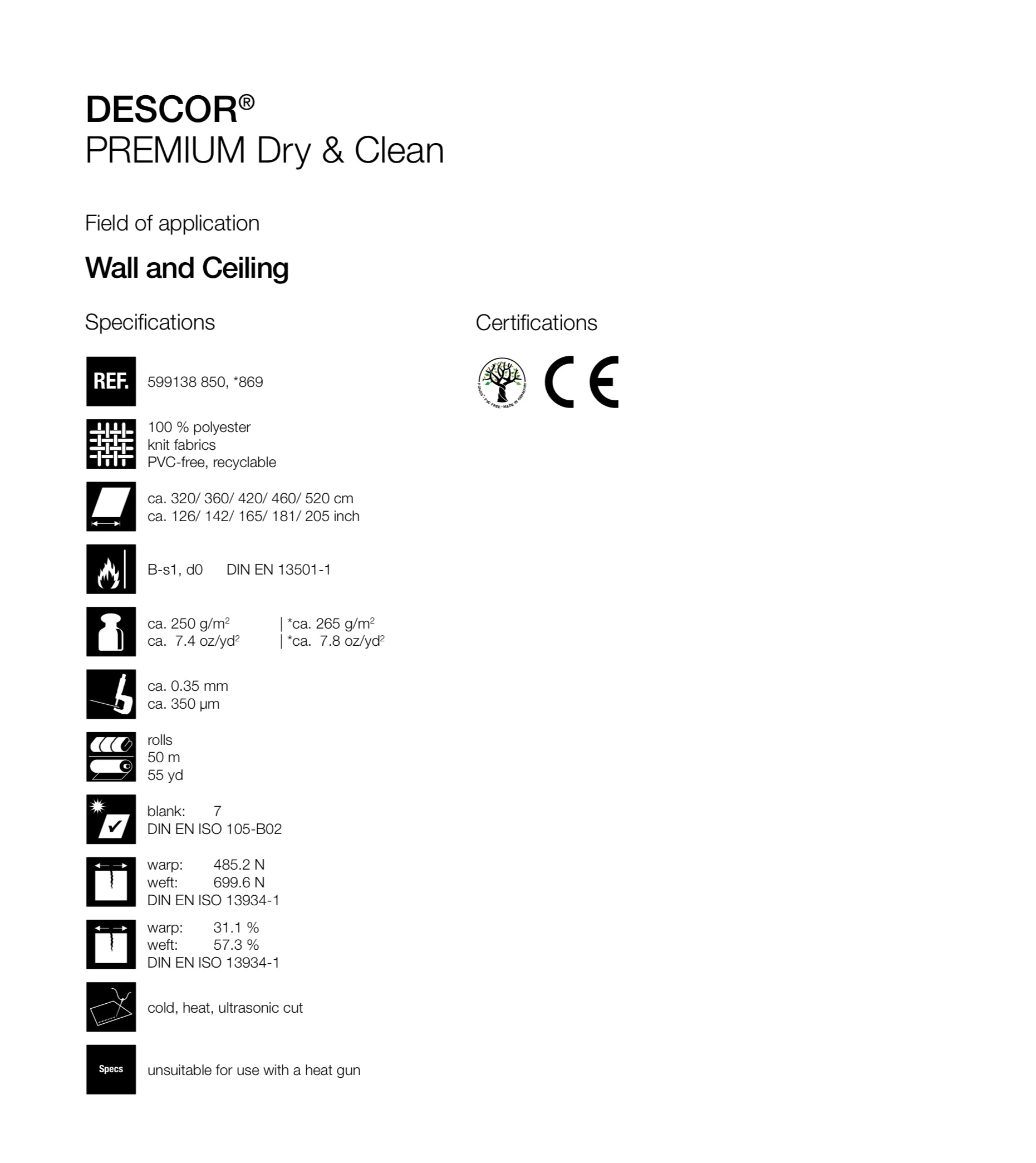 DESCOR® PREMIUM Dry & Clean