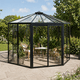 ScandiHus Hexagon – sekskantet aluminiumdrivhus 6,5 m² - ScandiHus